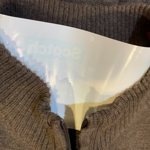 Eddie Bauer Men's Zip Up Sweater - Brown - Picture 13 of 13